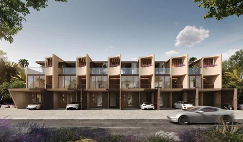 3 Bedroom Townhouses Front View